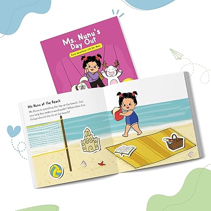 Ms. Nunu's Day Out: Sticker Book for Kids - Aaram Parents