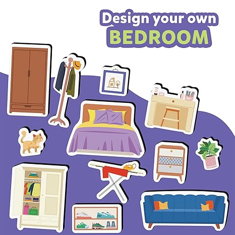 Skillmatics Creative Toy Magnetopia - 2 Variants- Design Your Home/ City - Aaram Parents