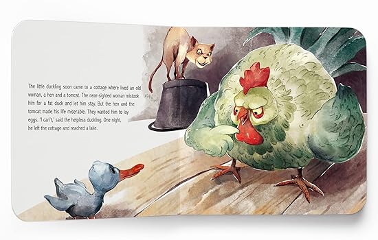 My first Illustrated Fairytale Board Book - The Ugly Duckling Board Book - Aaram Parents