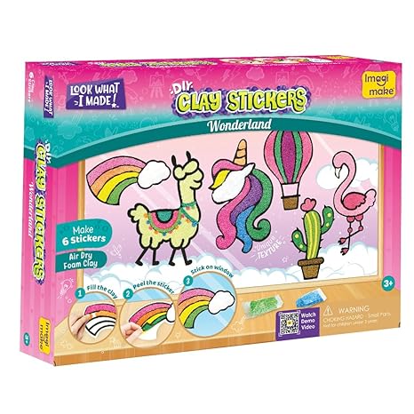 Imagimake DIY Clay Stickers Craft Kit- 3 Variants - Aaram Parents