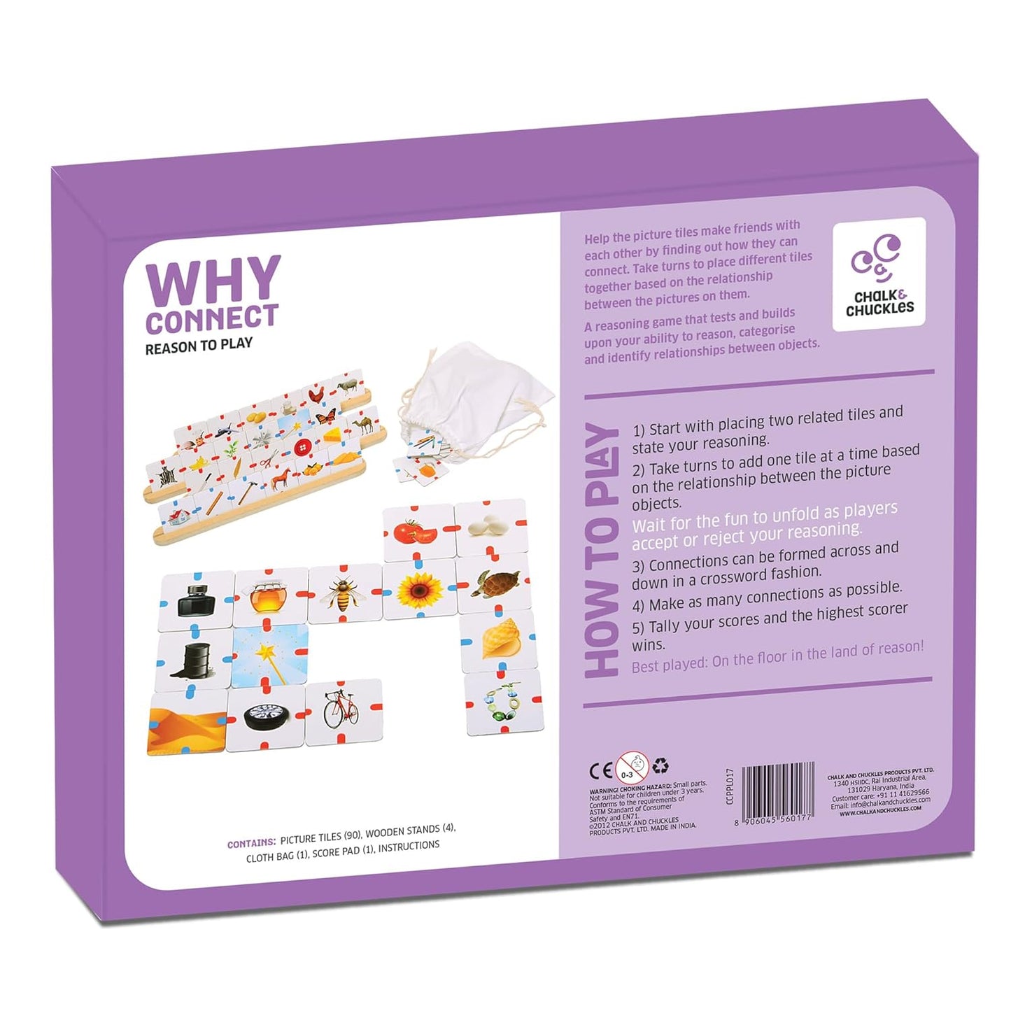 Chalk & Chuckles- Why Connect Board Game