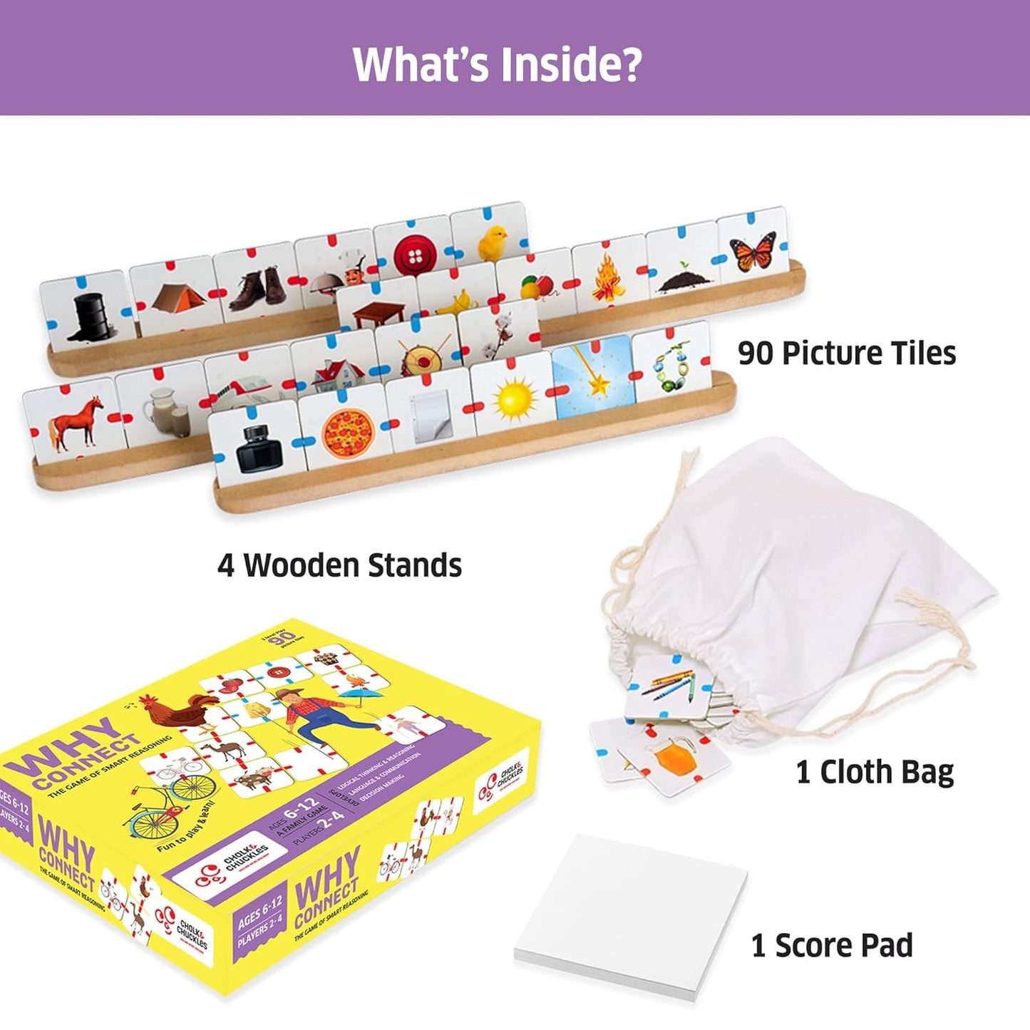 Chalk & Chuckles- Why Connect Board Game