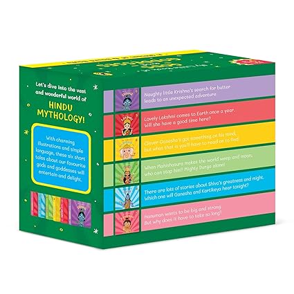 My Little Book of Gods and Goddesses- A gift set of 6 board books - Aaram Parents