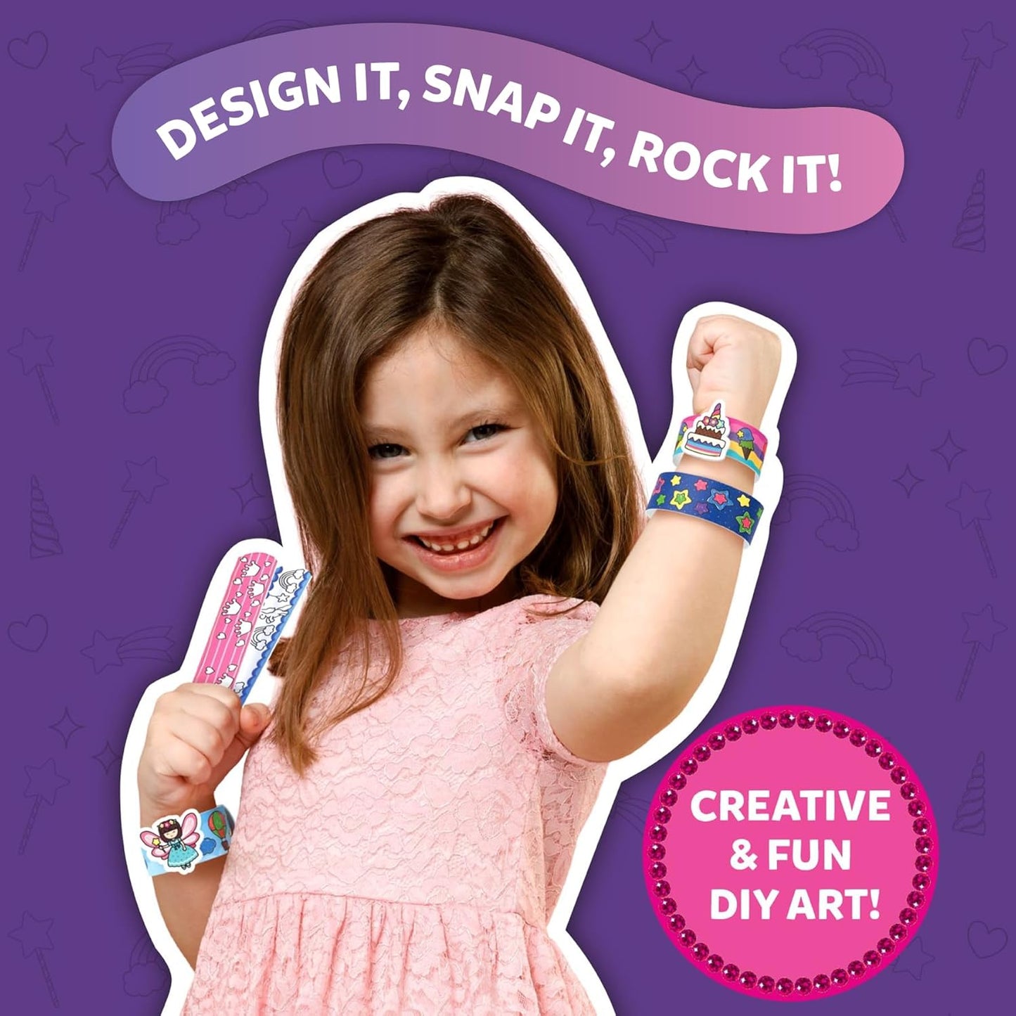 Skillmatics Craft Activity - Snap Bandz Unicorns & Princesses