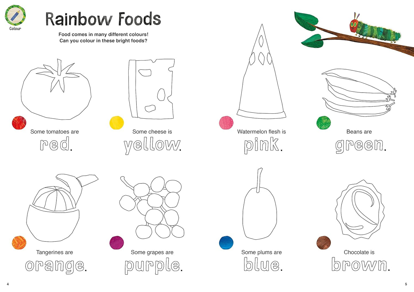 The Very Hungry Caterpillar’s Feast Sticker and Colouring Book