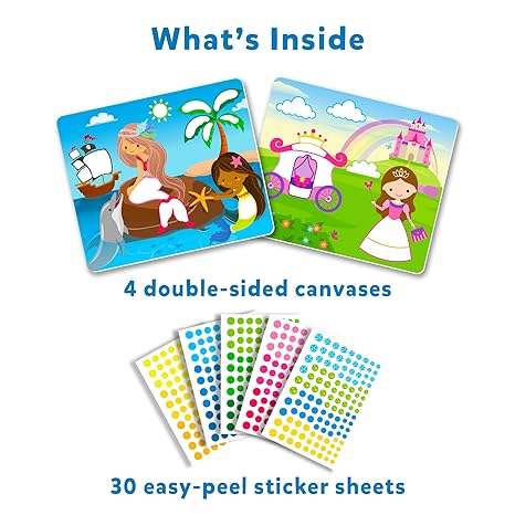 Skillmatics Dot It! Unicorn & Princesses Sticker Craft Kit - Aaram Parents