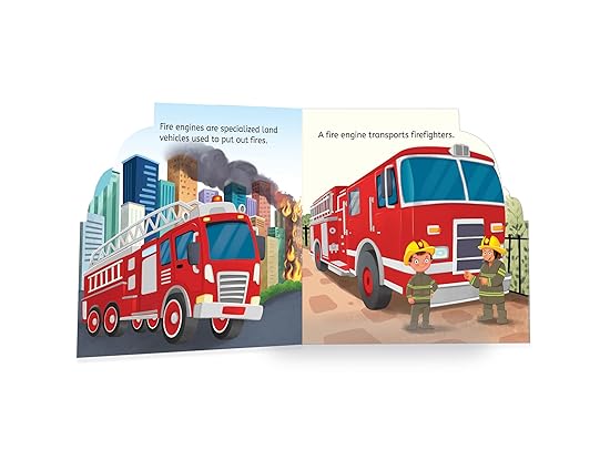 My First Shaped Board Books For Children: Transport - Fire Engine - Aaram Parents