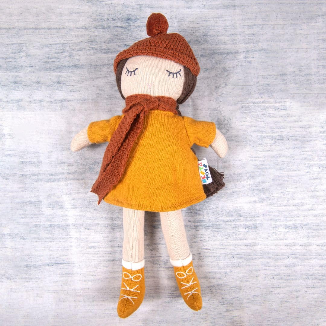 Nesta Toys- Knitted Cotton Soft Toy Doll