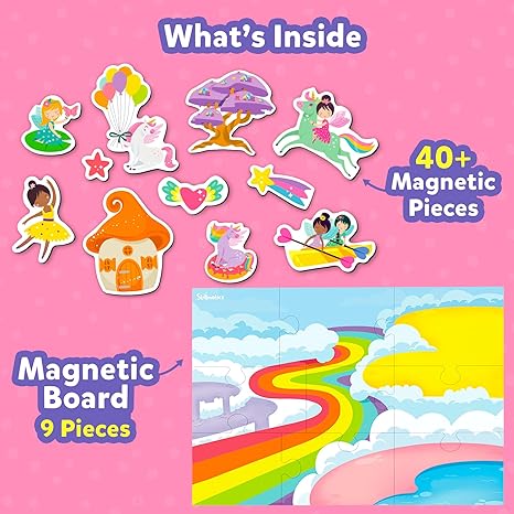 Skillmatics Creative Toy Magnetopia - Princess & Unicorn Land - Aaram Parents