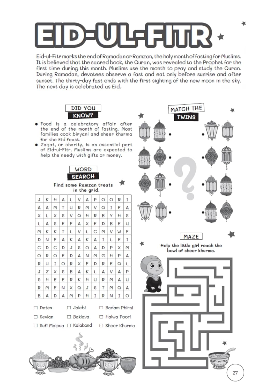 Festivals and Celebrations of India: Activity Book