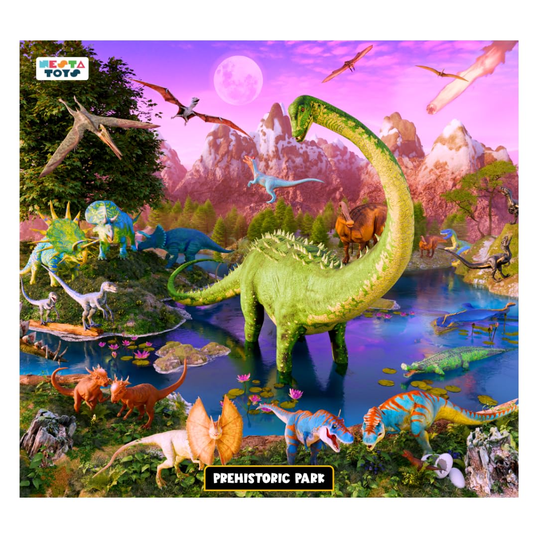 Nesta Toys - Educational Jigsaw Puzzles (64 Pcs) - 4 Variants: India Map, Modes of Transport, Prehistoric Park, Construction Site