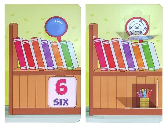 Lift the Flap - Numbers : Early Learning Novelty Board Book For Children - Aaram Parents