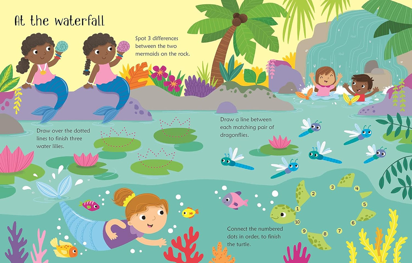 Usborne- Wipe Clean- Mermaid Activities