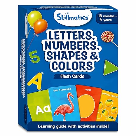 Skillmatics Thick Language Skills Flash Cards for Toddlers - Aaram Parents