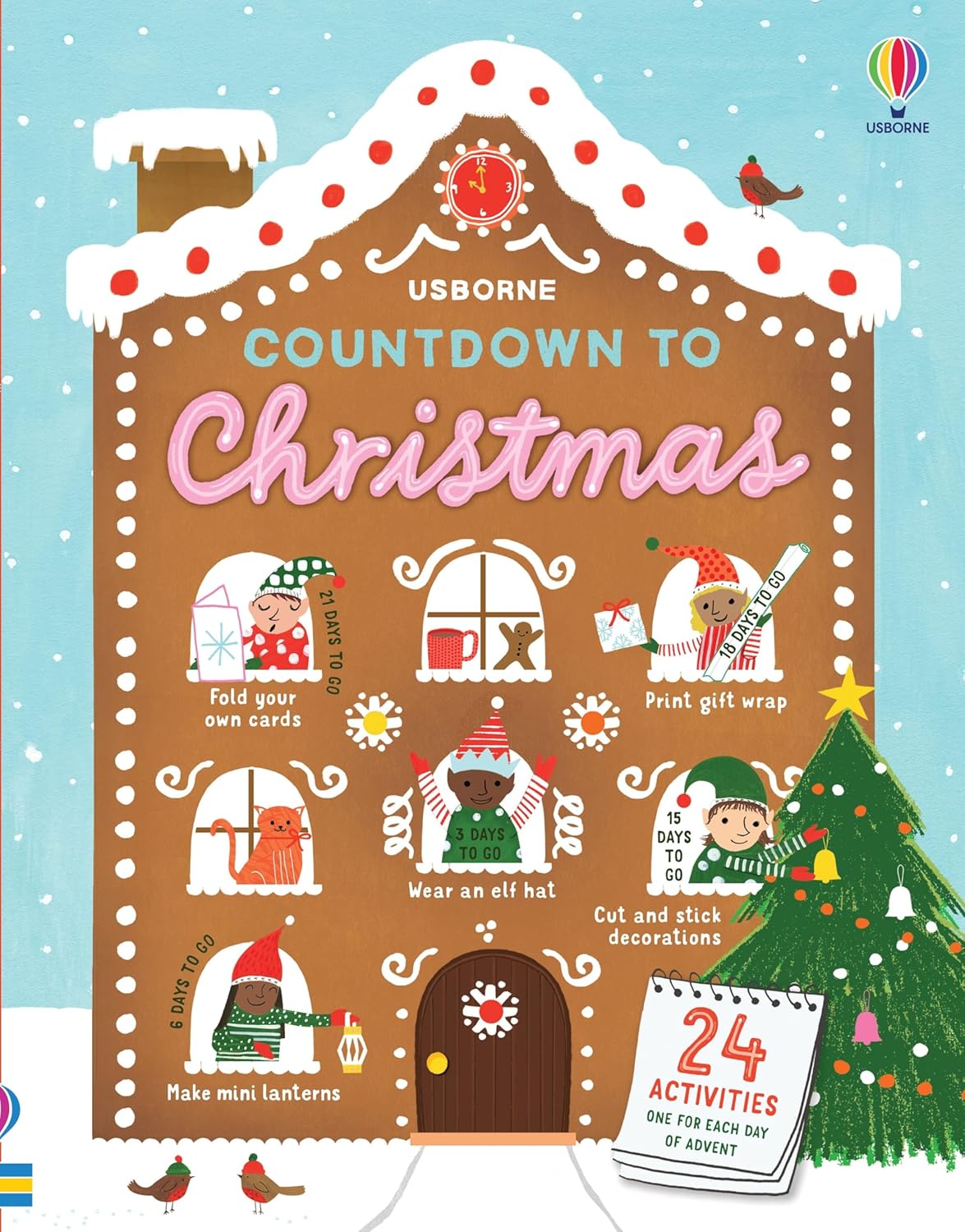 Countdown to Christmas (Activity Book)- Usborne
