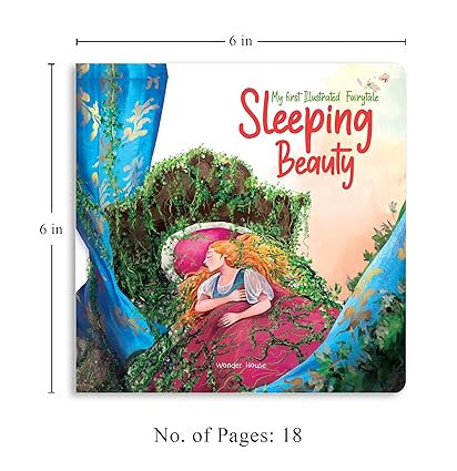 My first Illustrated Fairytale Board Book - Sleeping Beauty Board Book - Aaram Parents