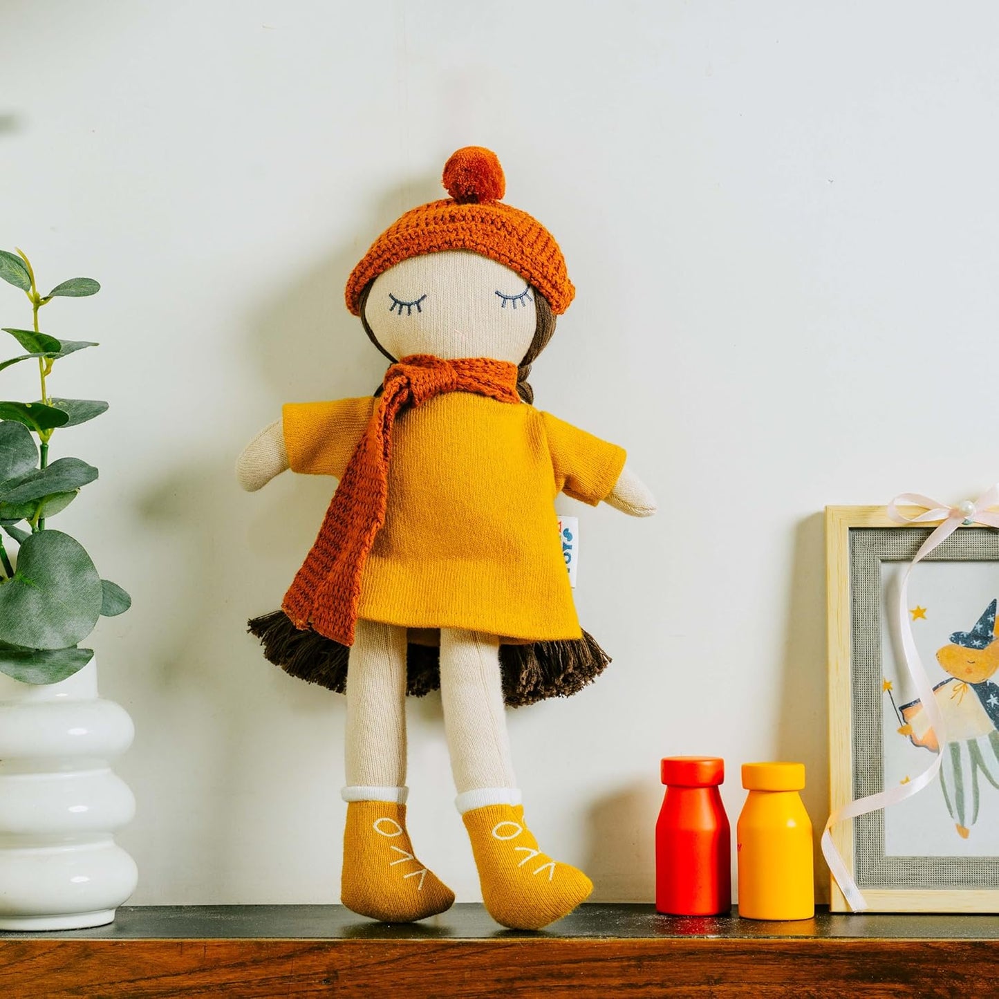 Nesta Toys- Knitted Cotton Soft Toy Doll
