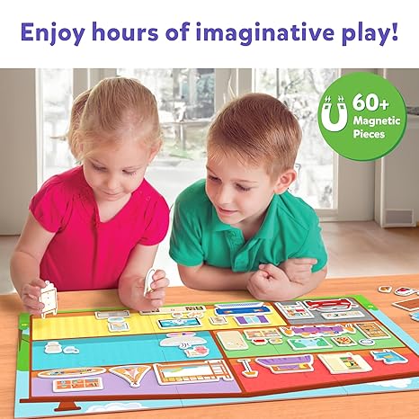 Skillmatics Creative Toy Magnetopia - 2 Variants- Design Your Home/ City - Aaram Parents