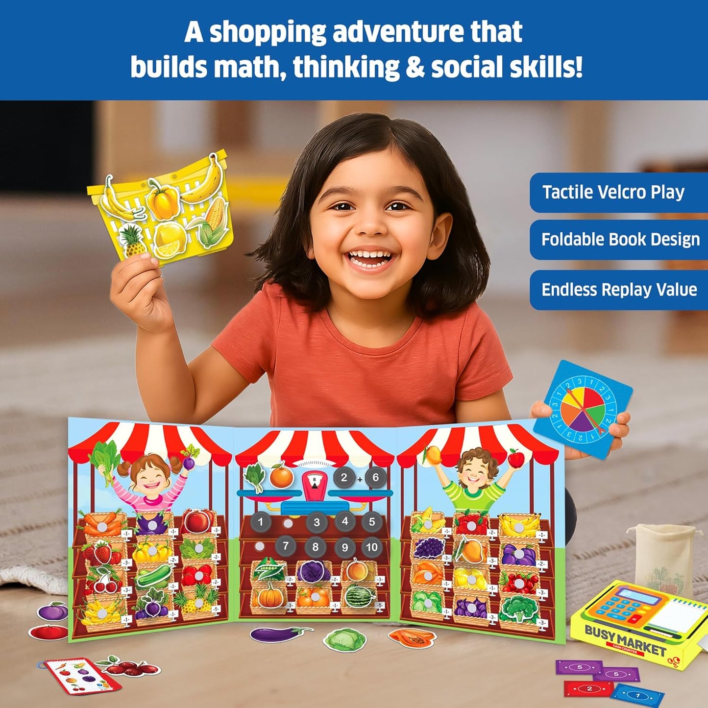 Chalk & Chuckles- Busy Market Activity Kit