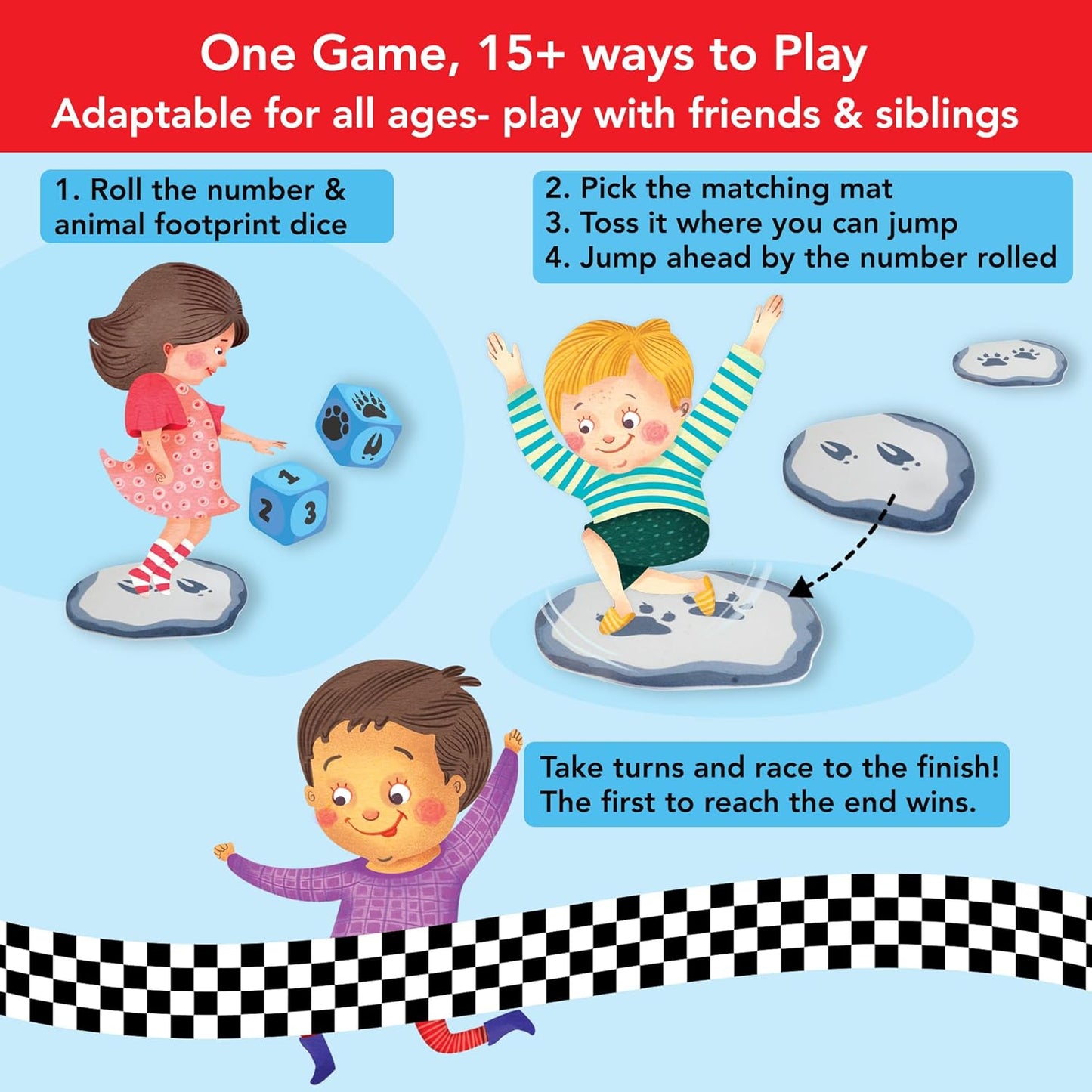 Chalk & Chuckles- Stepping Stones Game