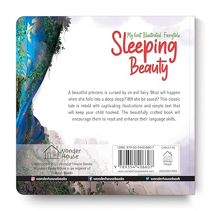 My first Illustrated Fairytale Board Book - Sleeping Beauty Board Book - Aaram Parents