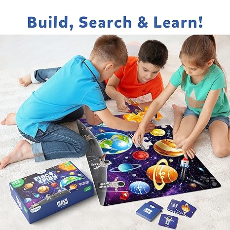 Skillmatics Piece & Play - Up in Space Puzzle - Aaram Parents
