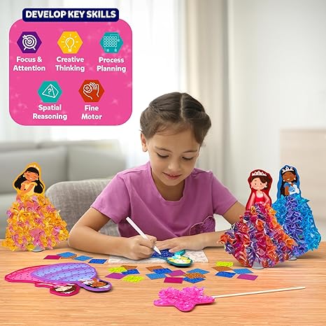 Skillmatics Poke in Art Craft Kit - Magical Princesses - Aaram Parents