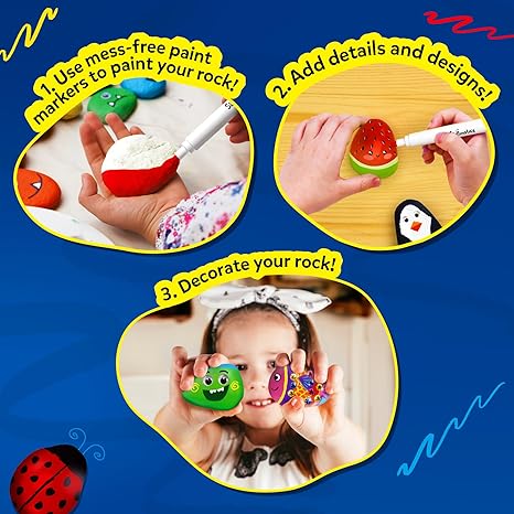 Skillmatics Rock Painting Painting Kit - Aaram Parents