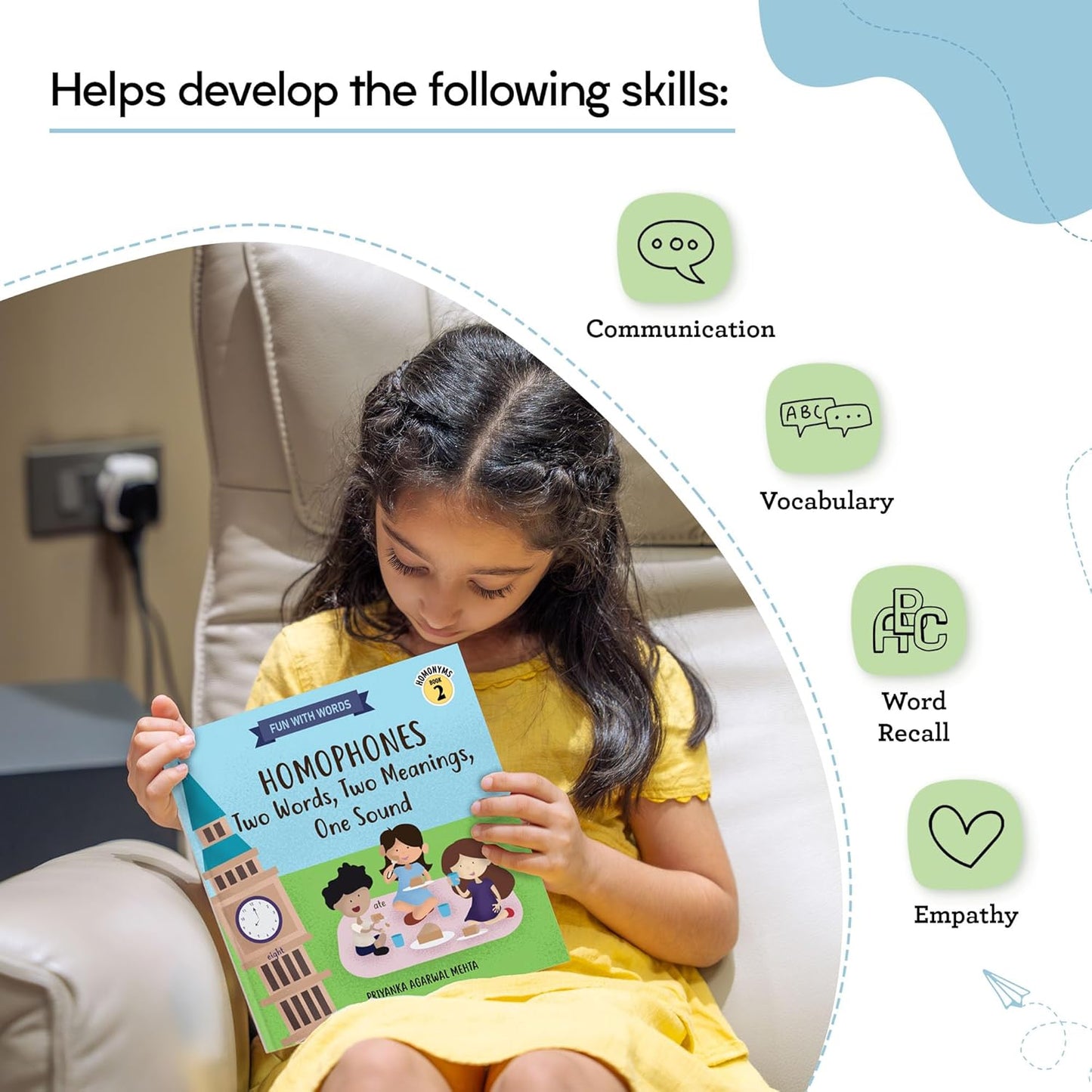 Homophones: Two Words, Two Meanings, One Sound: Picture Book for Kids | Improve Vocabulary & Spelling | Fun Learning Book for Preschool & Kindergarten Children (Ages 3-8)