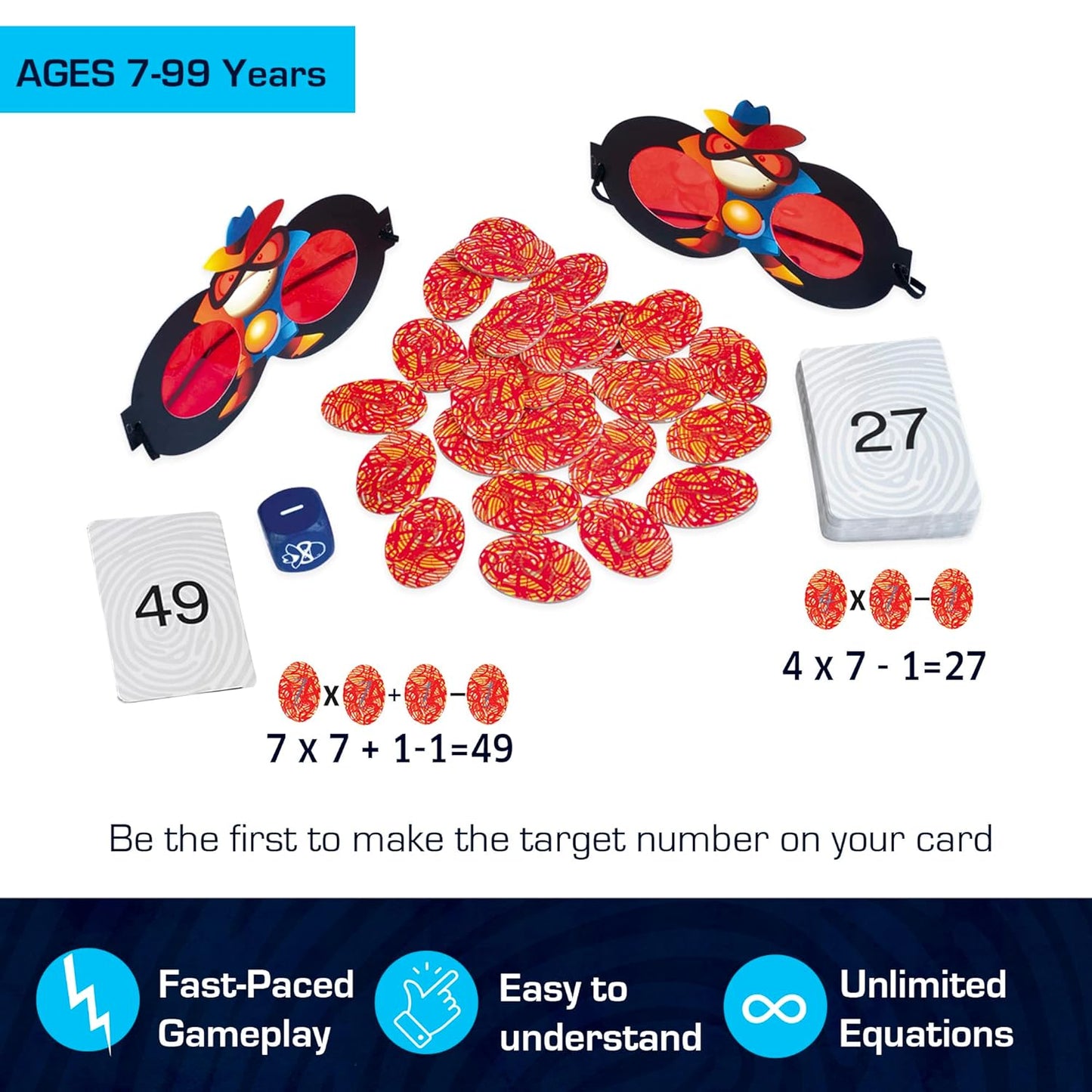Chalk & Chuckles- Super Math Spy Board Game