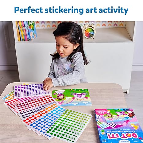 Skillmatics Dot It! Unicorn & Princesses Sticker Craft Kit - Aaram Parents