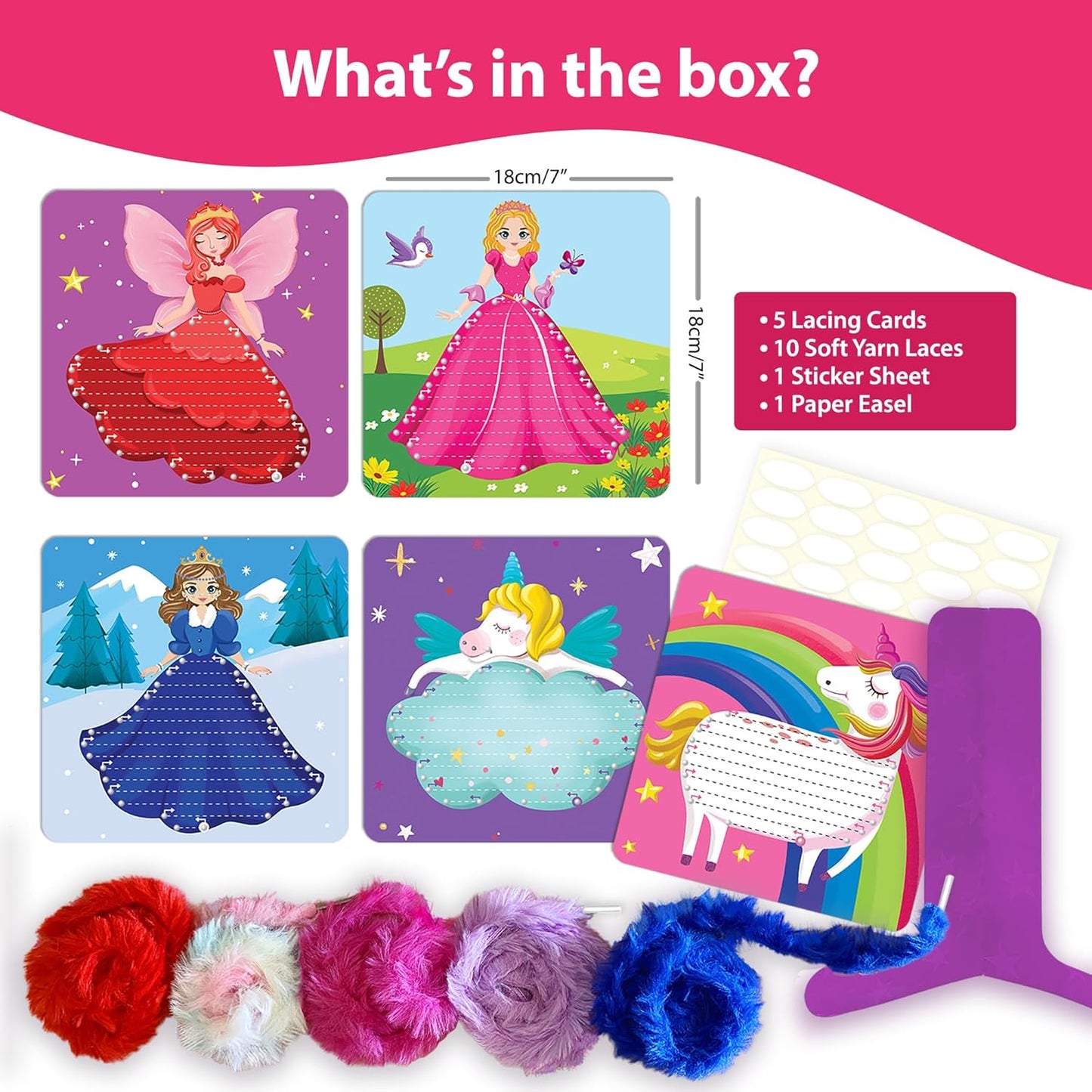 Chalk & Chuckles- Lace Art Princess Unicorn