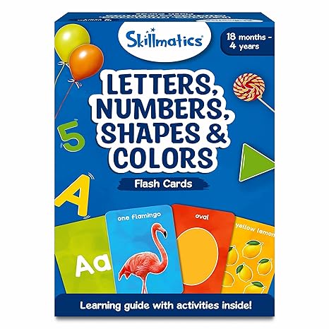 Skillmatics Thick Language Skills Flash Cards for Toddlers - Aaram Parents