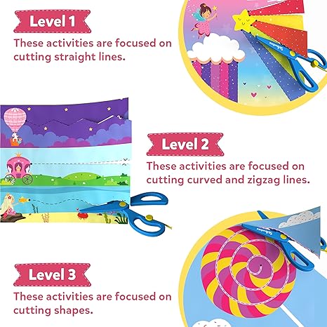 Skillmatics Art & Craft Kit - Snip, Snip Unicorns & Princesses - Aaram Parents