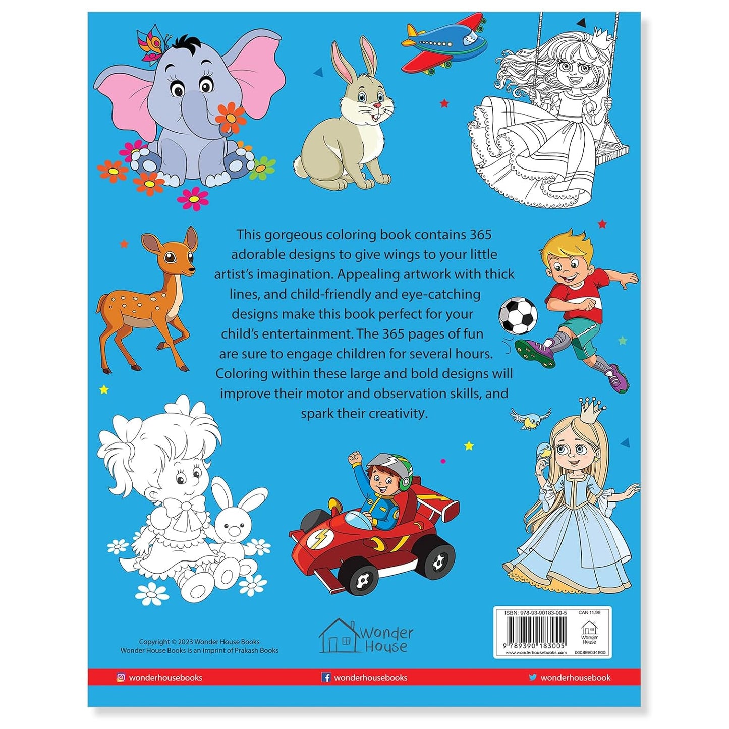 My First 365 Coloring Book: Jumbo Coloring Book For Kids (With Tear Out Sheets)