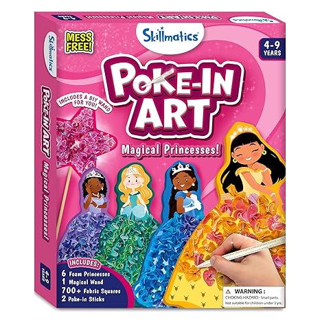 Skillmatics Poke in Art Craft Kit - Magical Princesses - Aaram Parents