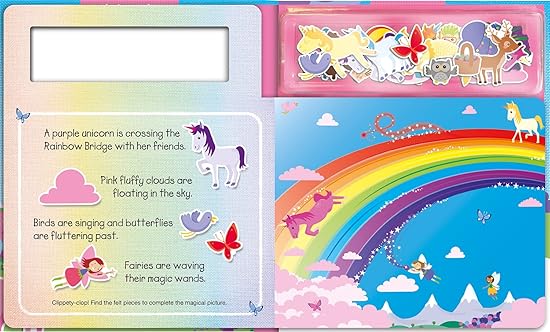 Soft Felt Play Books: Unicorns - Aaram Parents