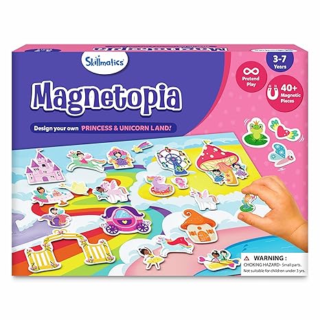 Skillmatics Creative Toy Magnetopia - Princess & Unicorn Land - Aaram Parents