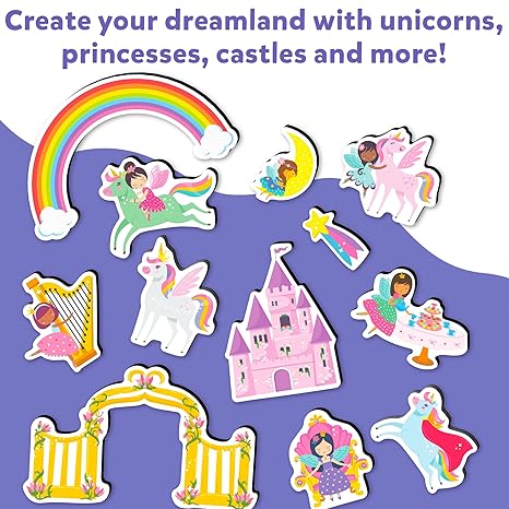 Skillmatics Creative Toy Magnetopia - Princess & Unicorn Land - Aaram Parents