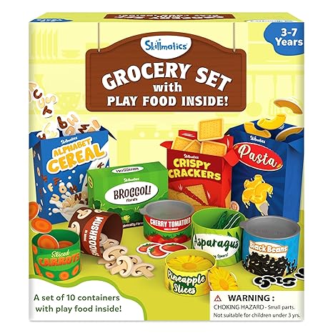 Skillmatics Grocery Set - 100+ Pieces - Aaram Parents