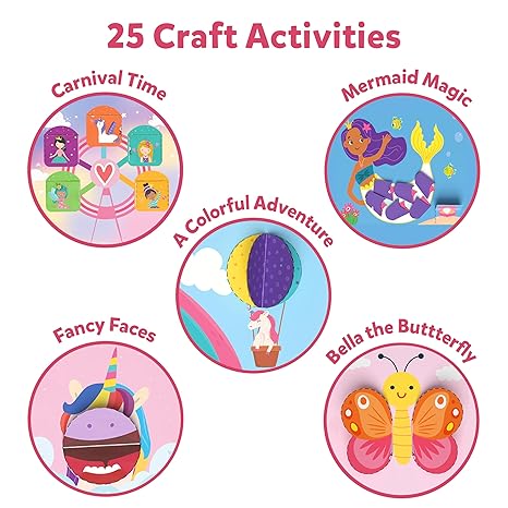 Skillmatics Art & Craft Kit - Snip, Snip Unicorns & Princesses - Aaram Parents