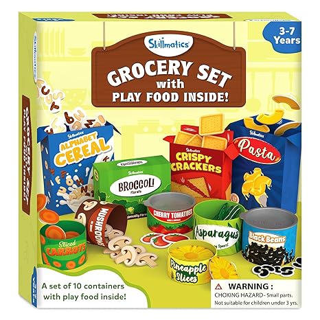 Skillmatics Grocery Set - 100+ Pieces - Aaram Parents