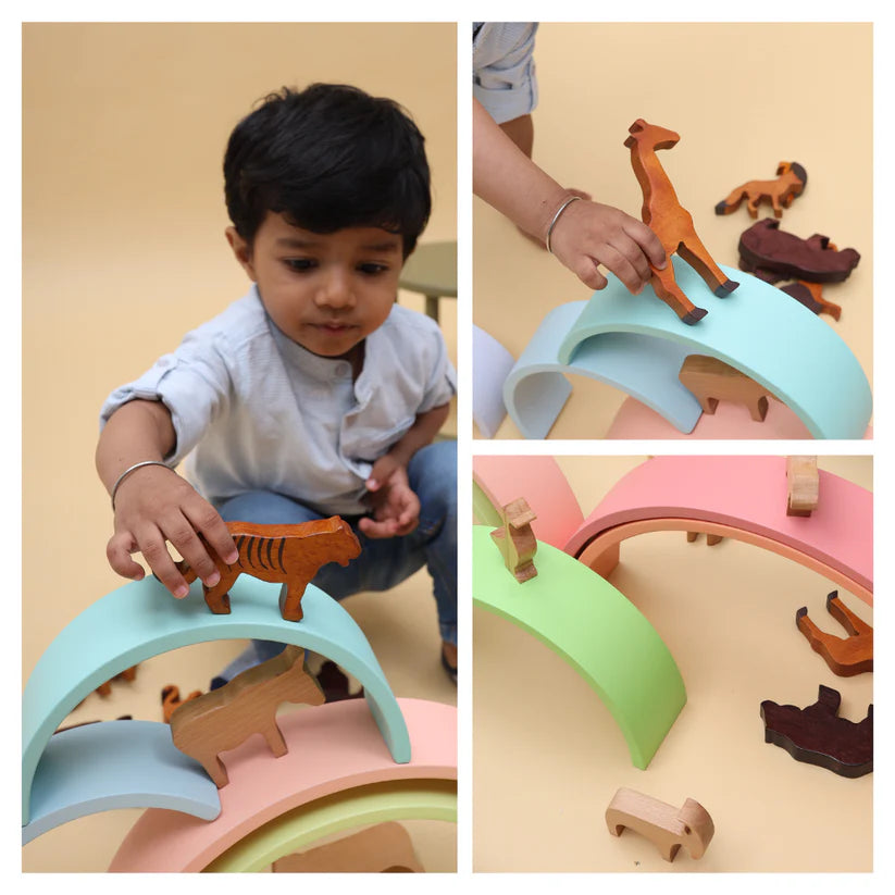 Ariro Rainbow Stacker - Small (8 Pieces)