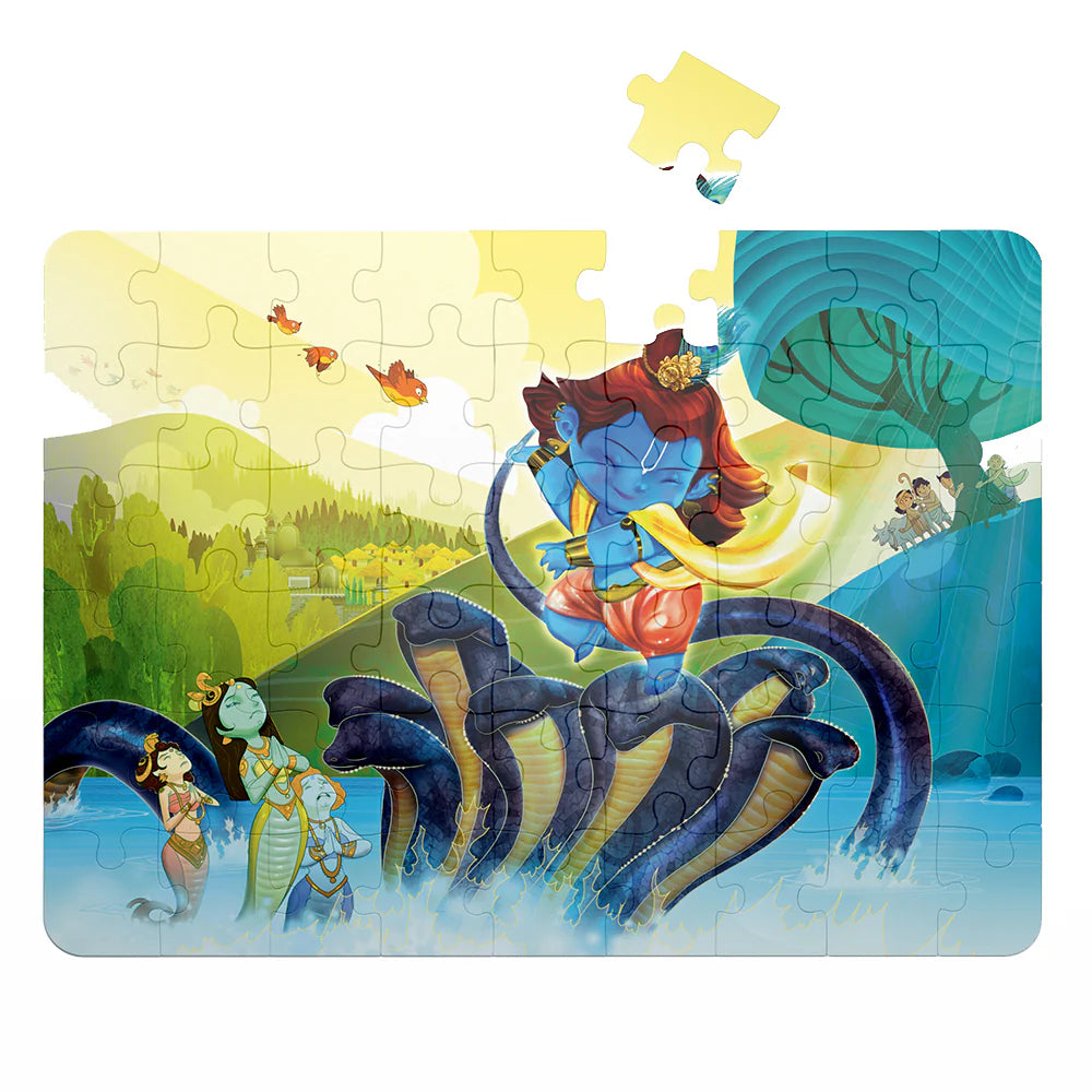 Aurva- Krishna - The Protector- 54pcs puzzle