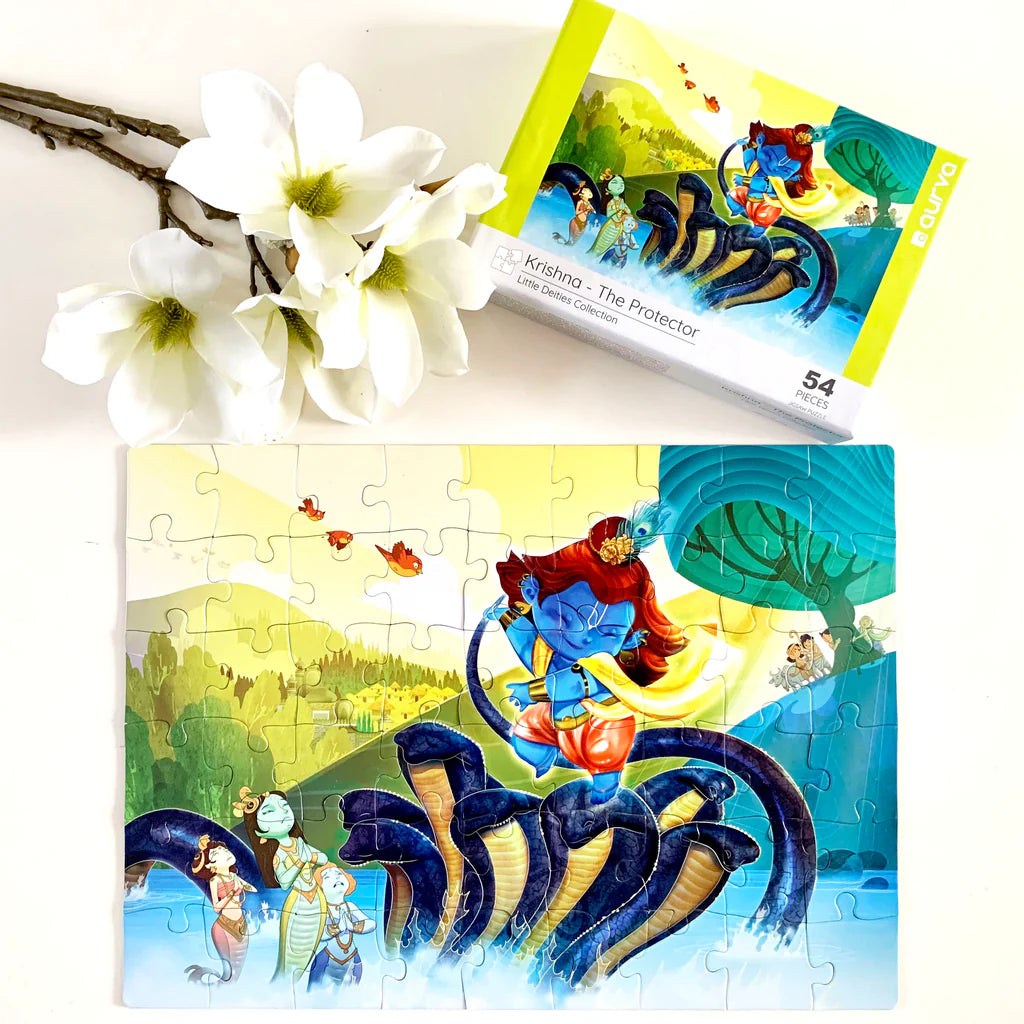 Aurva- Krishna - The Protector- 54pcs puzzle
