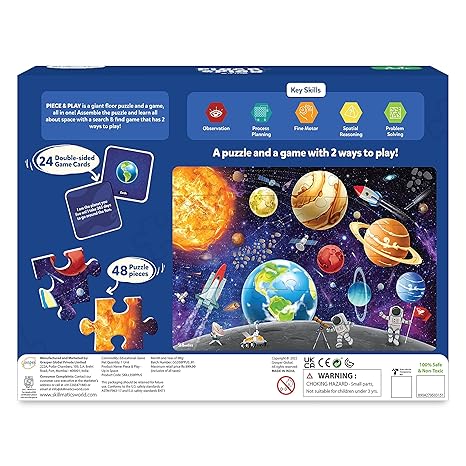 Skillmatics Piece & Play - Up in Space Puzzle - Aaram Parents