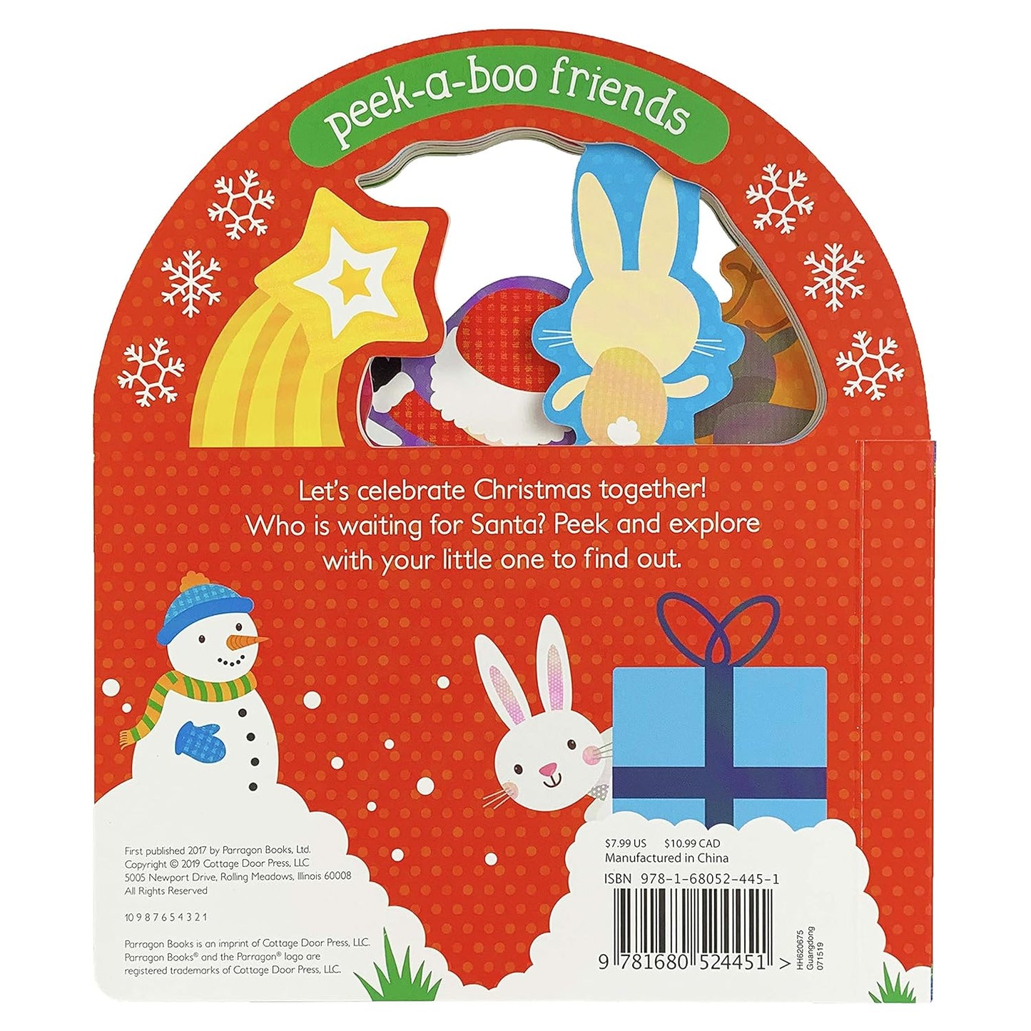 Hello, Christmas!: Peek-a-Boo Friends (Peek-a-boo Handle)