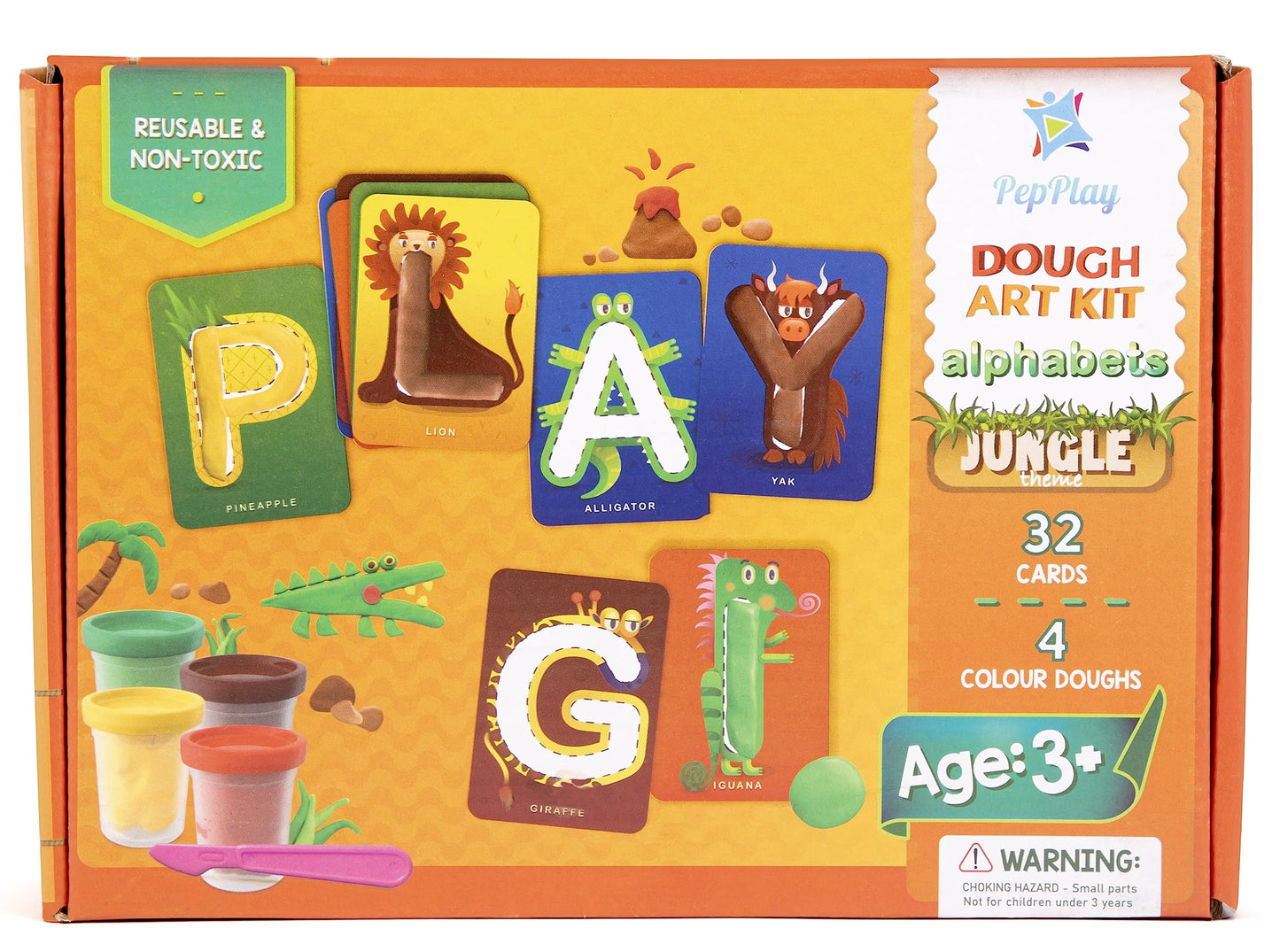 PepPlay Clay Dough Art Kit- 3 Variants - Aaram Parents