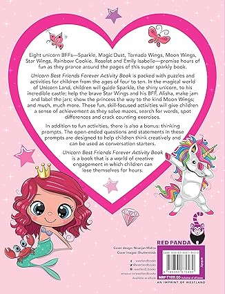 Unicorn Best Friends Forever Activity Book - Aaram Parents