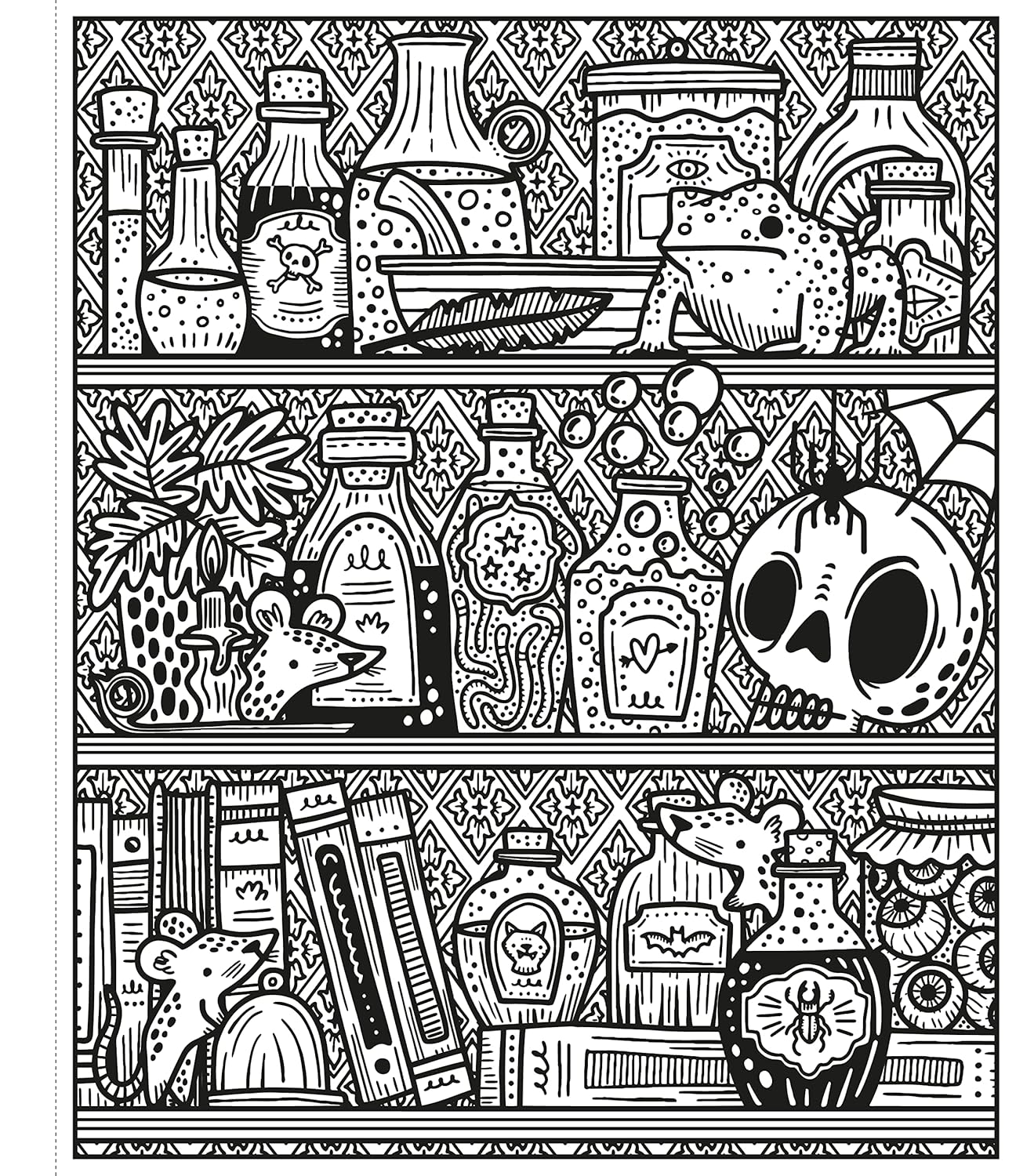 Halloween Magic Painting Book